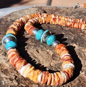 Sterling Silver Spiny Oyster NECKLACE